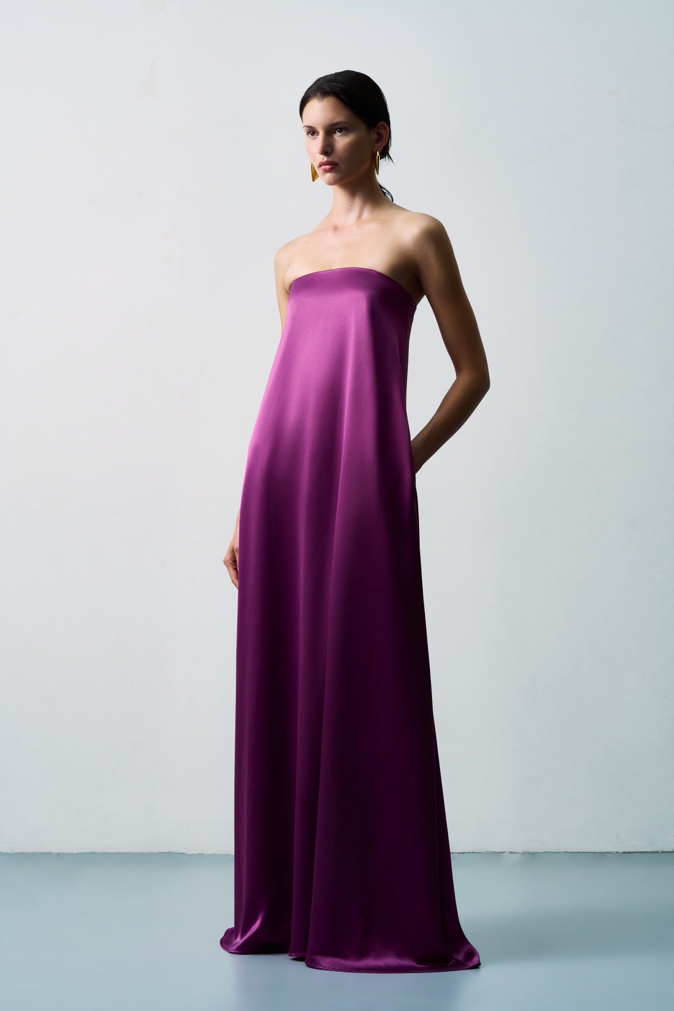 DELFINA DRESS (GRAPE)