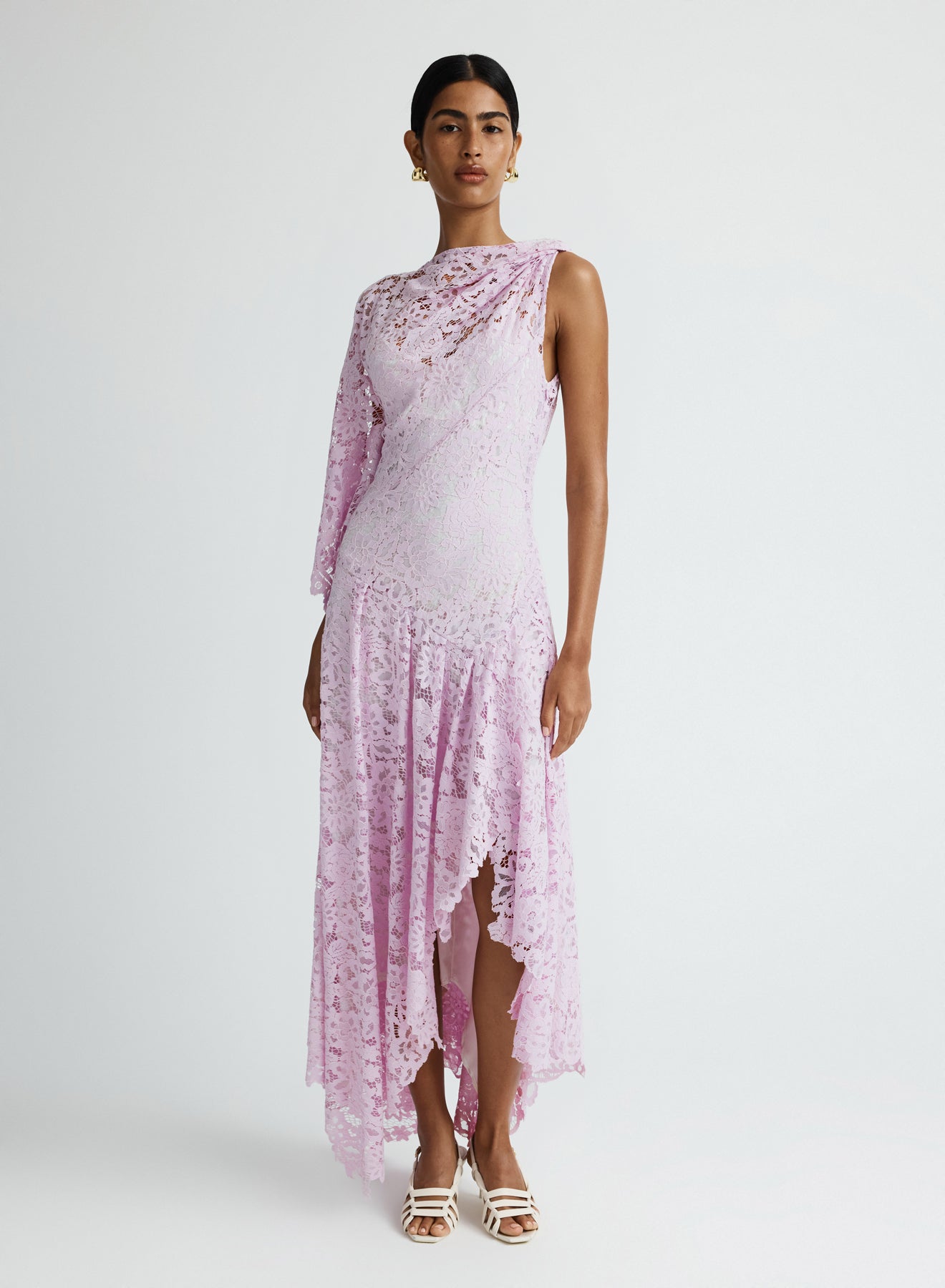 LYDIA DRESS (PURPLE LACE)
