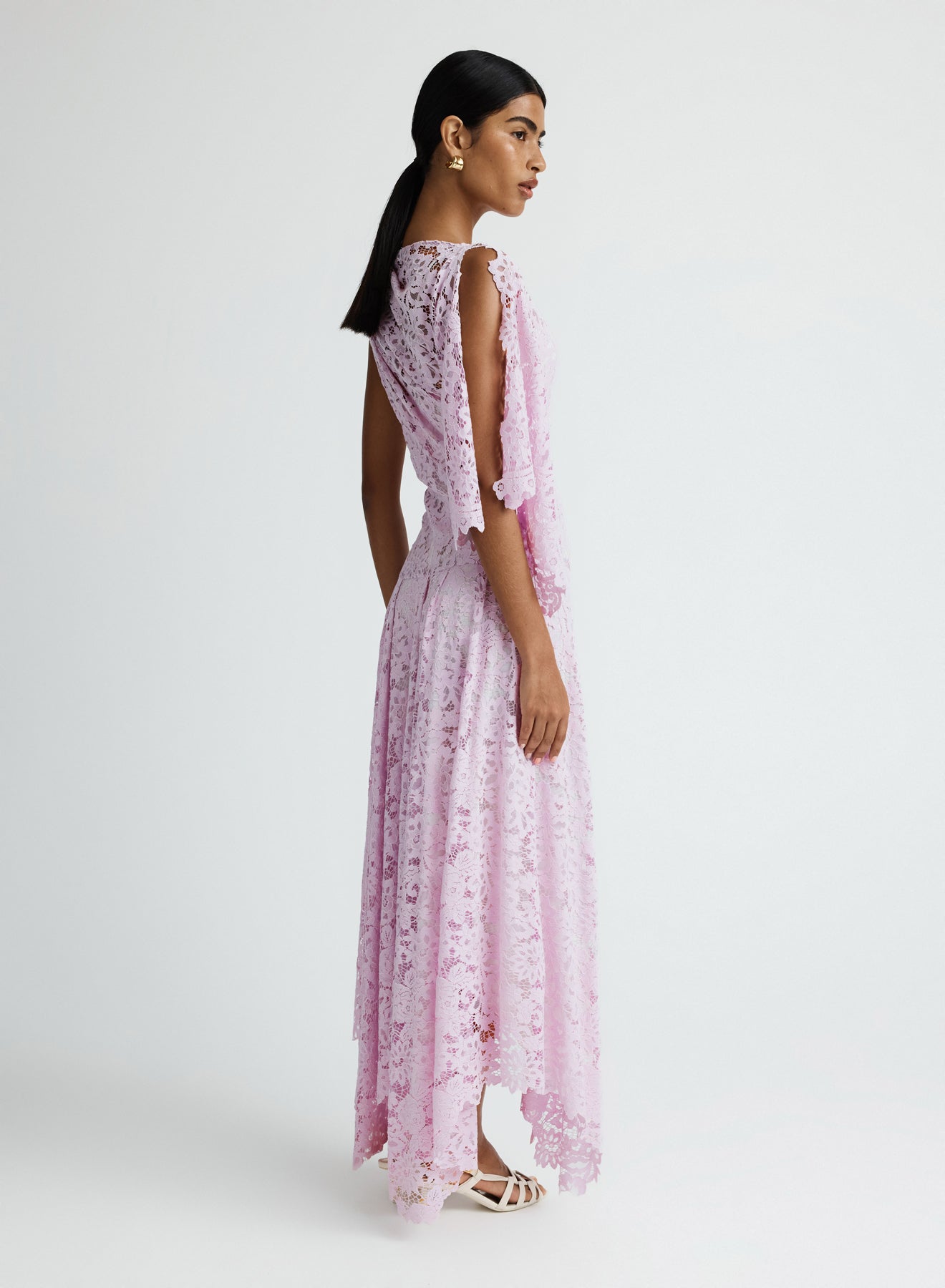 LYDIA DRESS (PURPLE LACE)