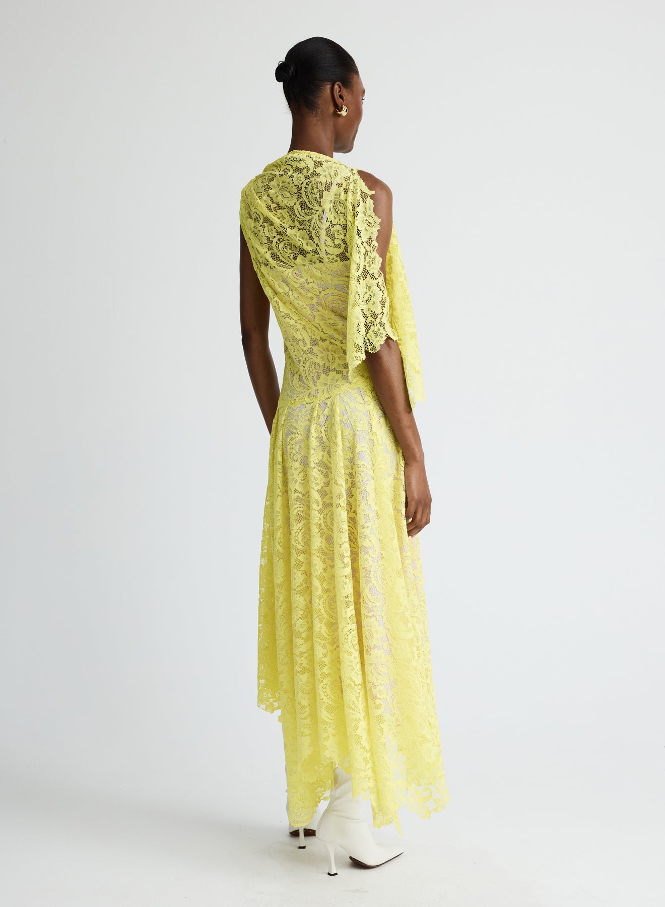 LYDIA DRESS (YELLOW LACE)
