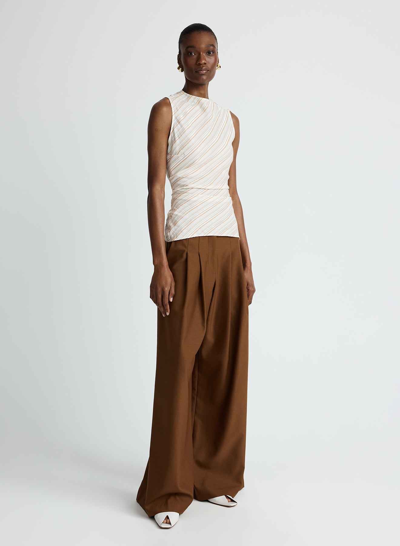 KRYSTA TOP (RUSSET STRIPE)