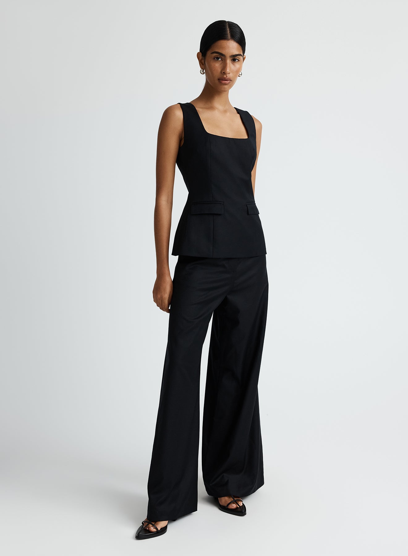 FELICITY TOP (BLACK WOOL)