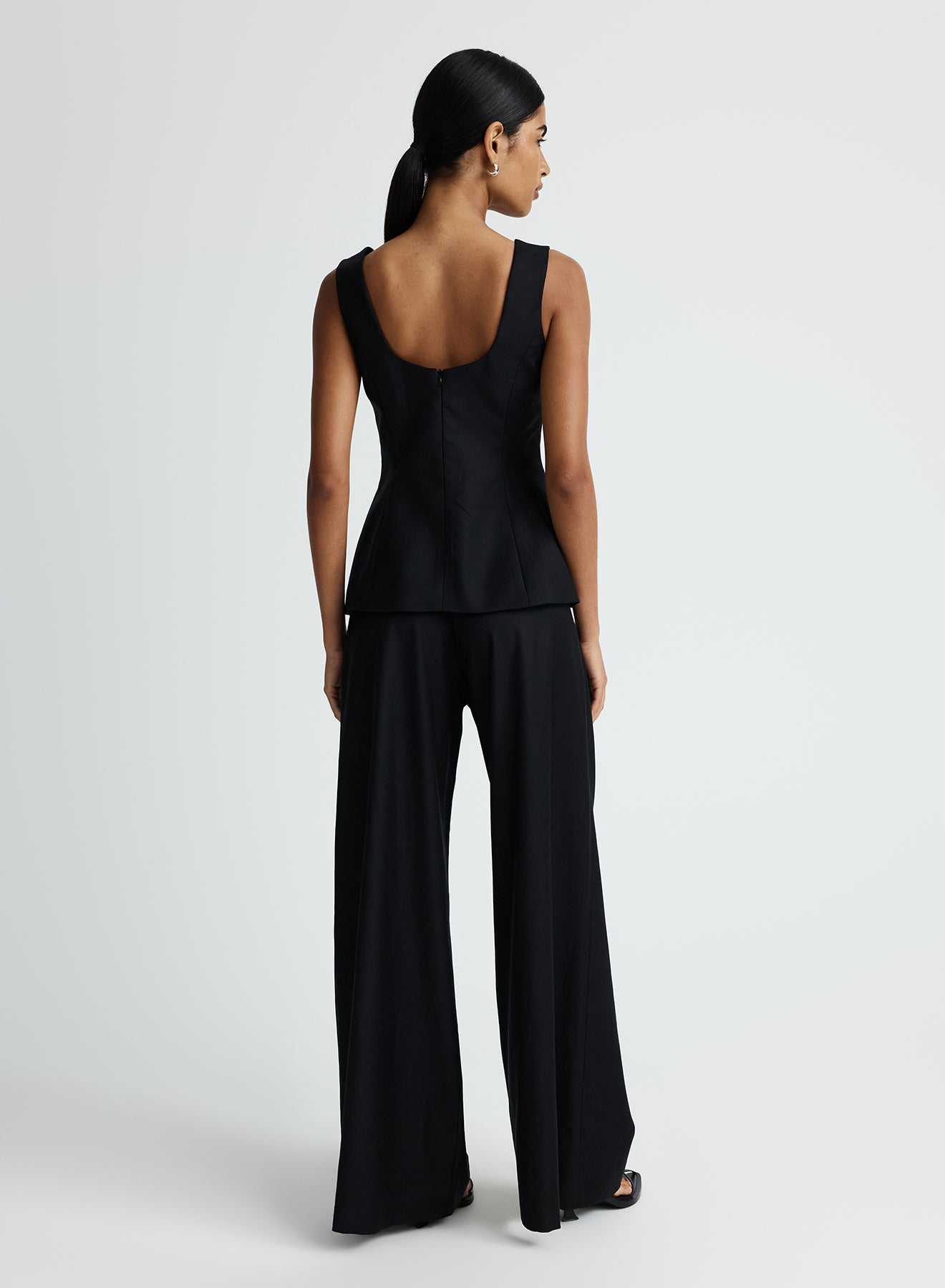 FELICITY TOP (BLACK WOOL)