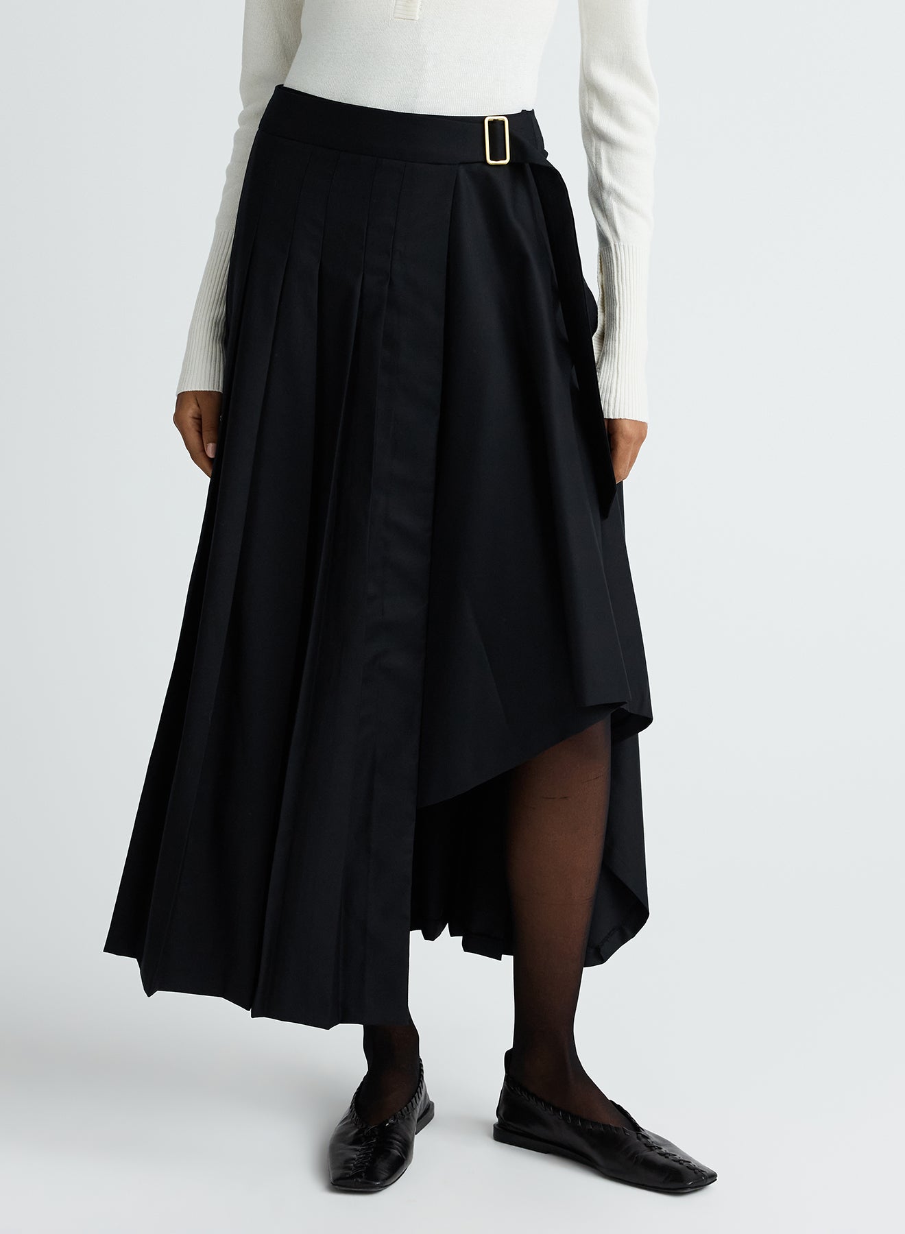 VIRGINIA SKIRT (BLACK WOOL)