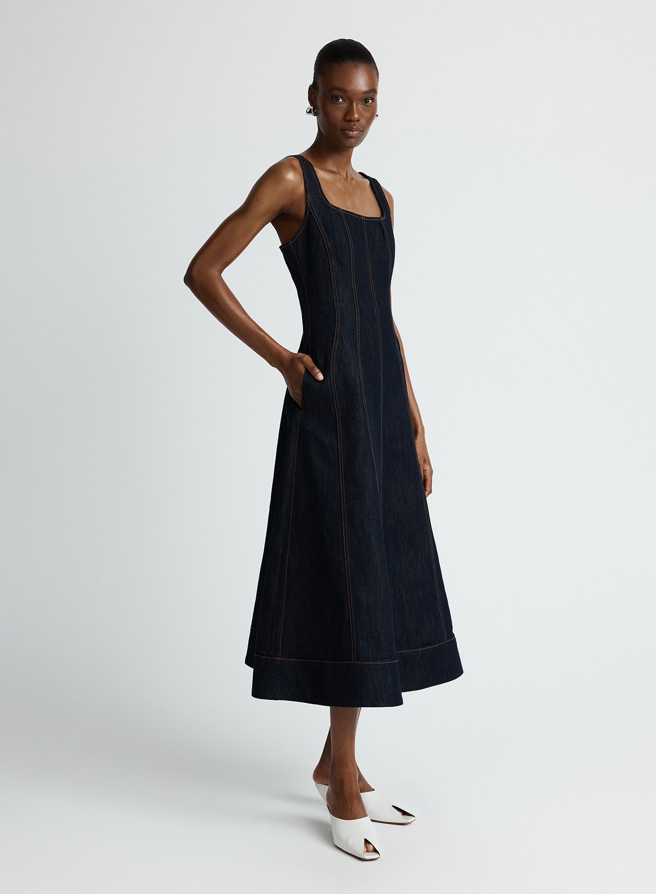JUSTICE DRESS (DARK INDIGO)