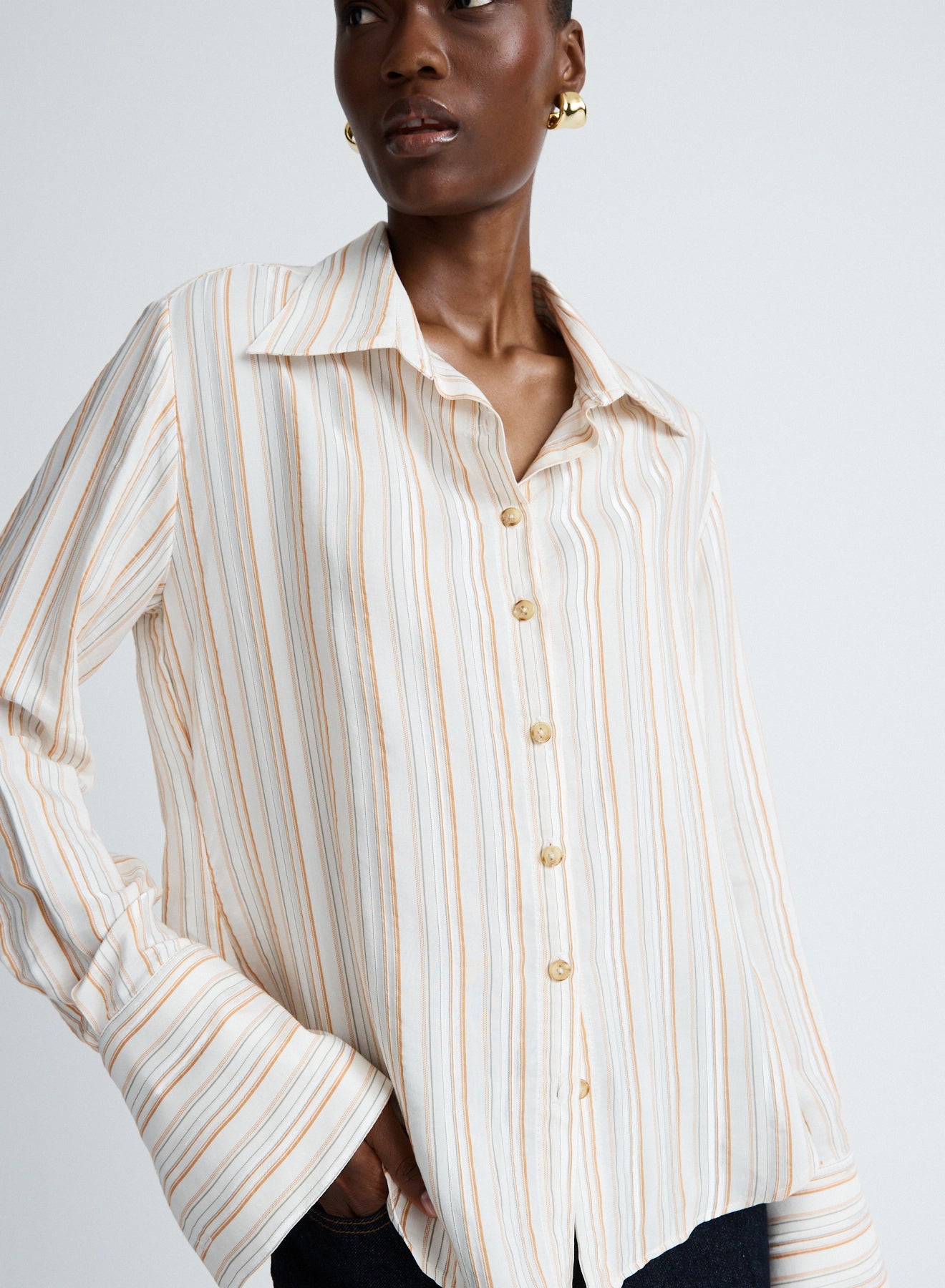 ODESSA SHIRT (RUSSET STRIPE)