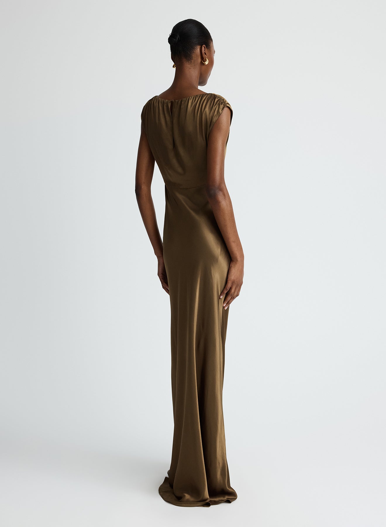 OPHELIA DRESS (OLIVE)