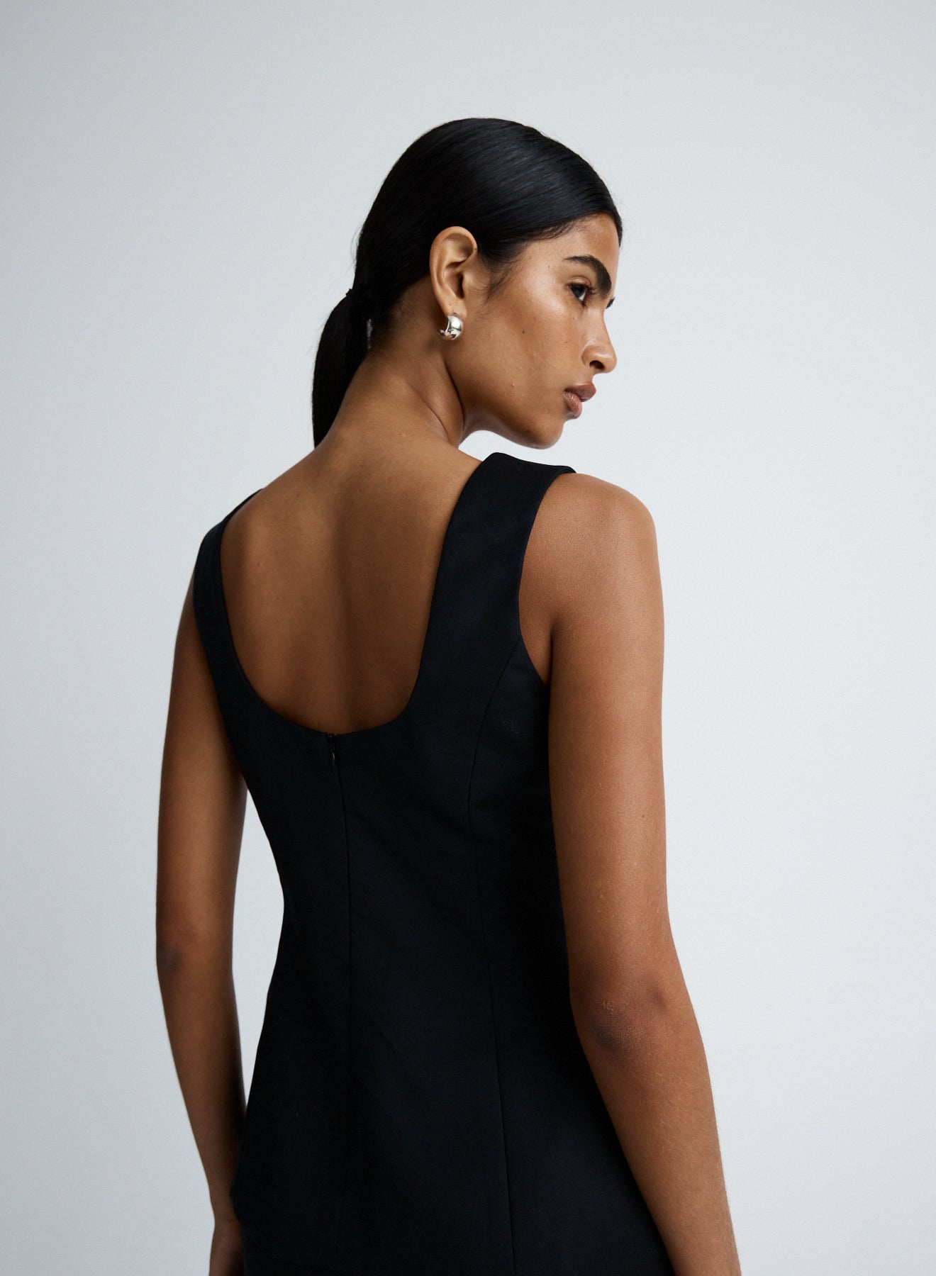 FELICITY TOP (BLACK WOOL)