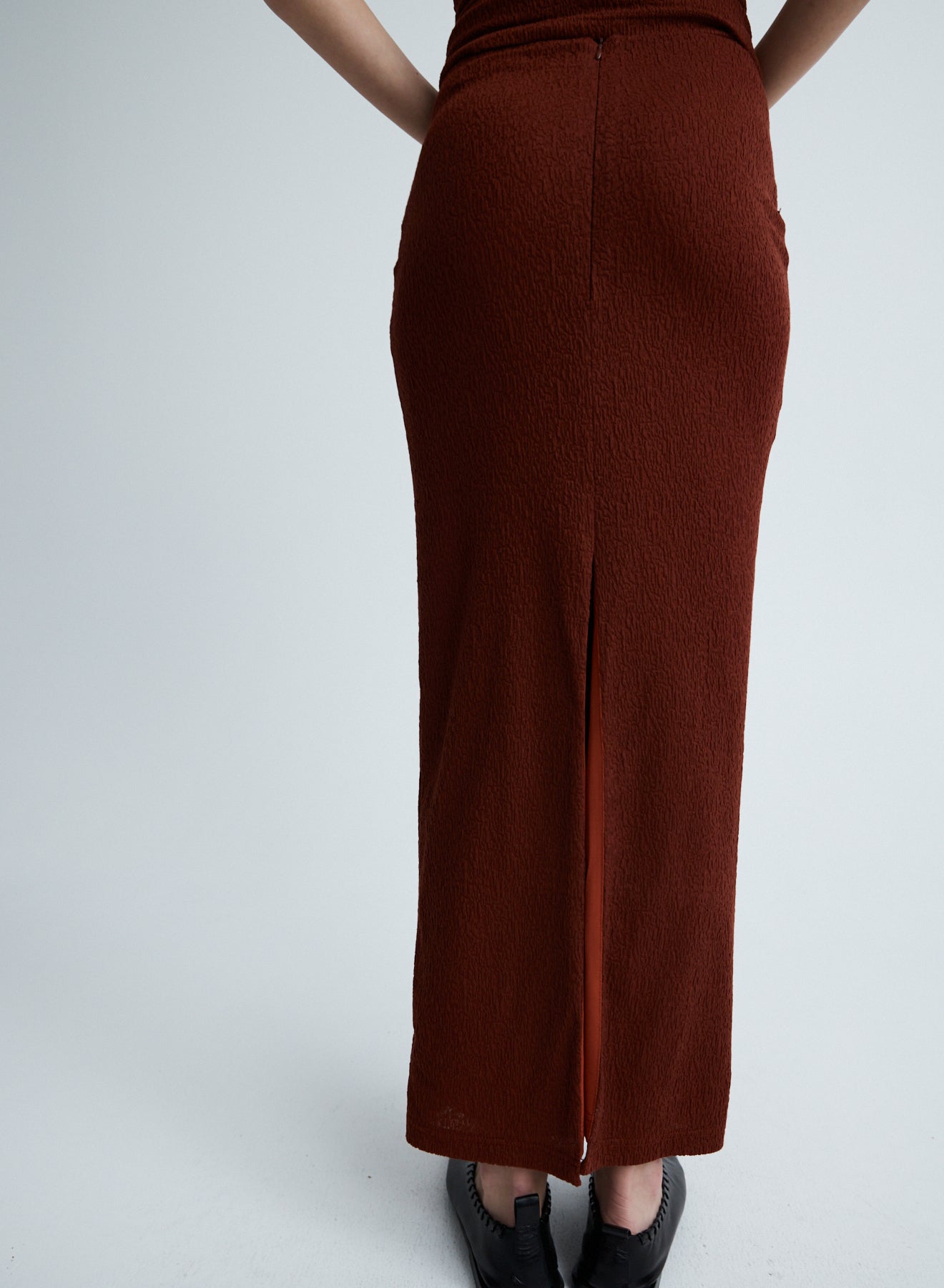 VESPER SKIRT (BURGUNDY)