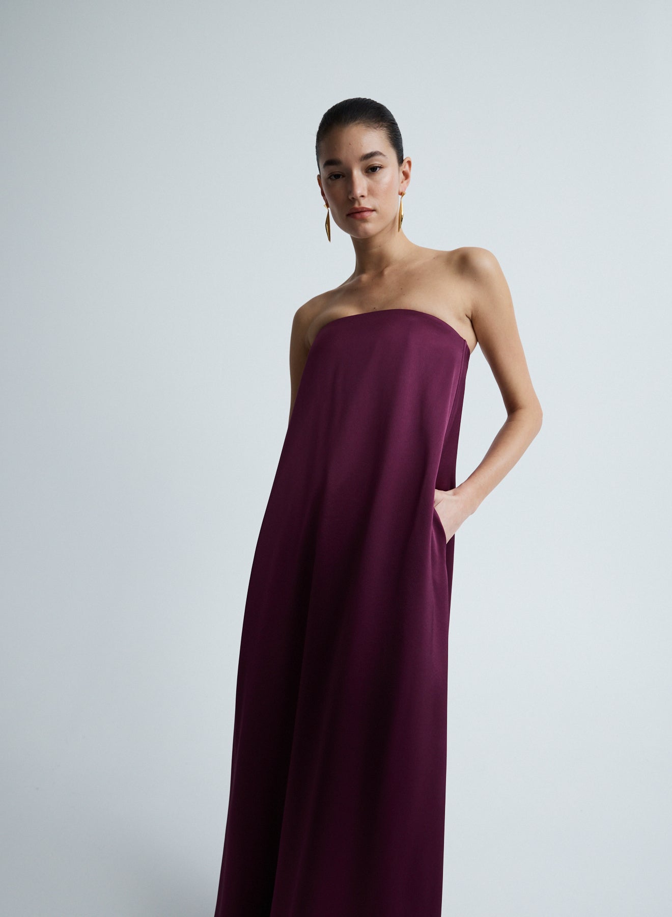 DELFINA DRESS (GRAPE)