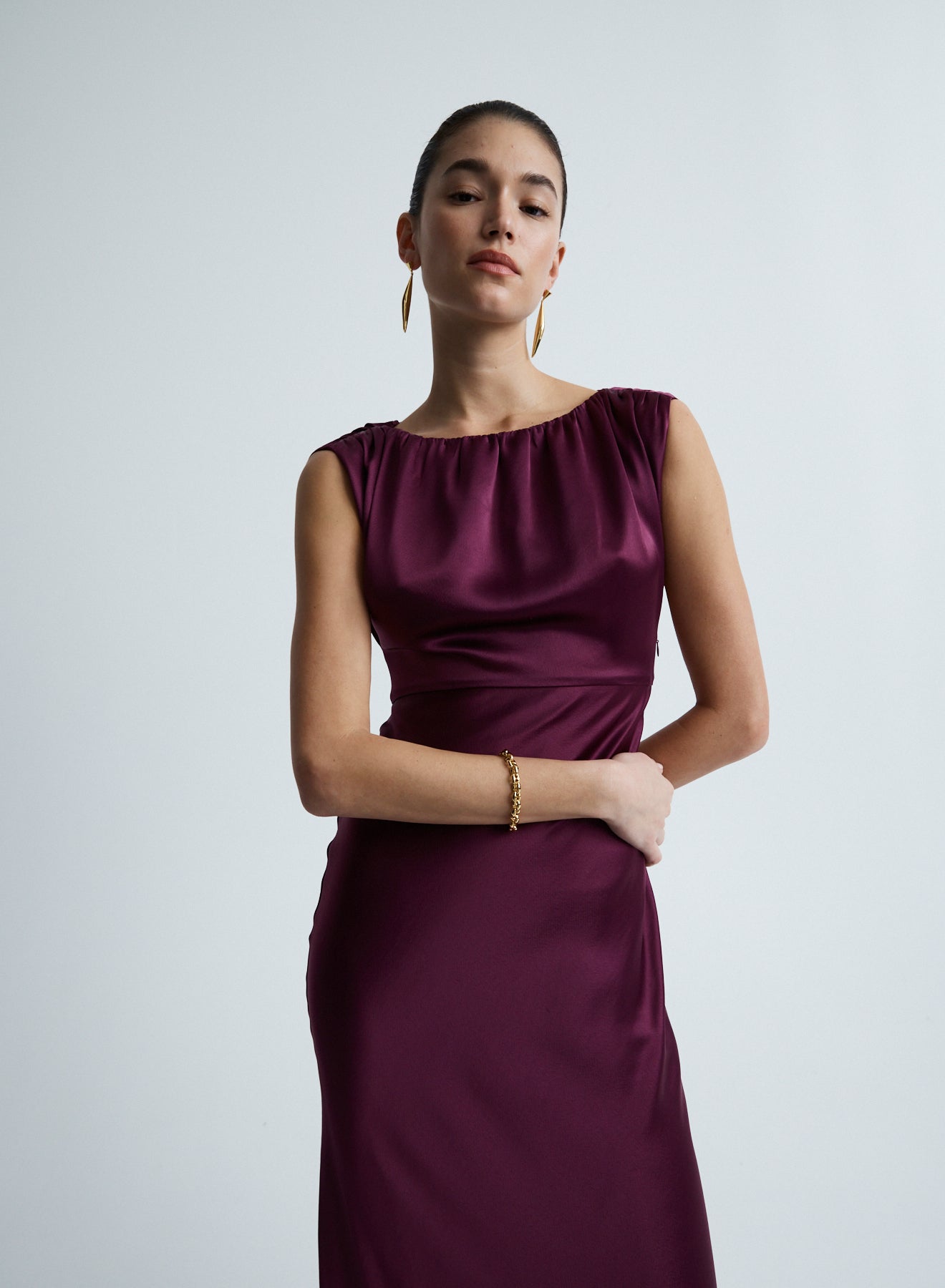 OPHELIA DRESS (GRAPE)