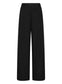 ANNA QUAN's wardrobe staple Wide Leg Tailored Pants, feature a classic button, zip fastening and belt loops. Designed to sit on the waist and the leg hem skimming the floor. Tailored pants, work pants, everyday pants, black work pants, tailored wool pants.