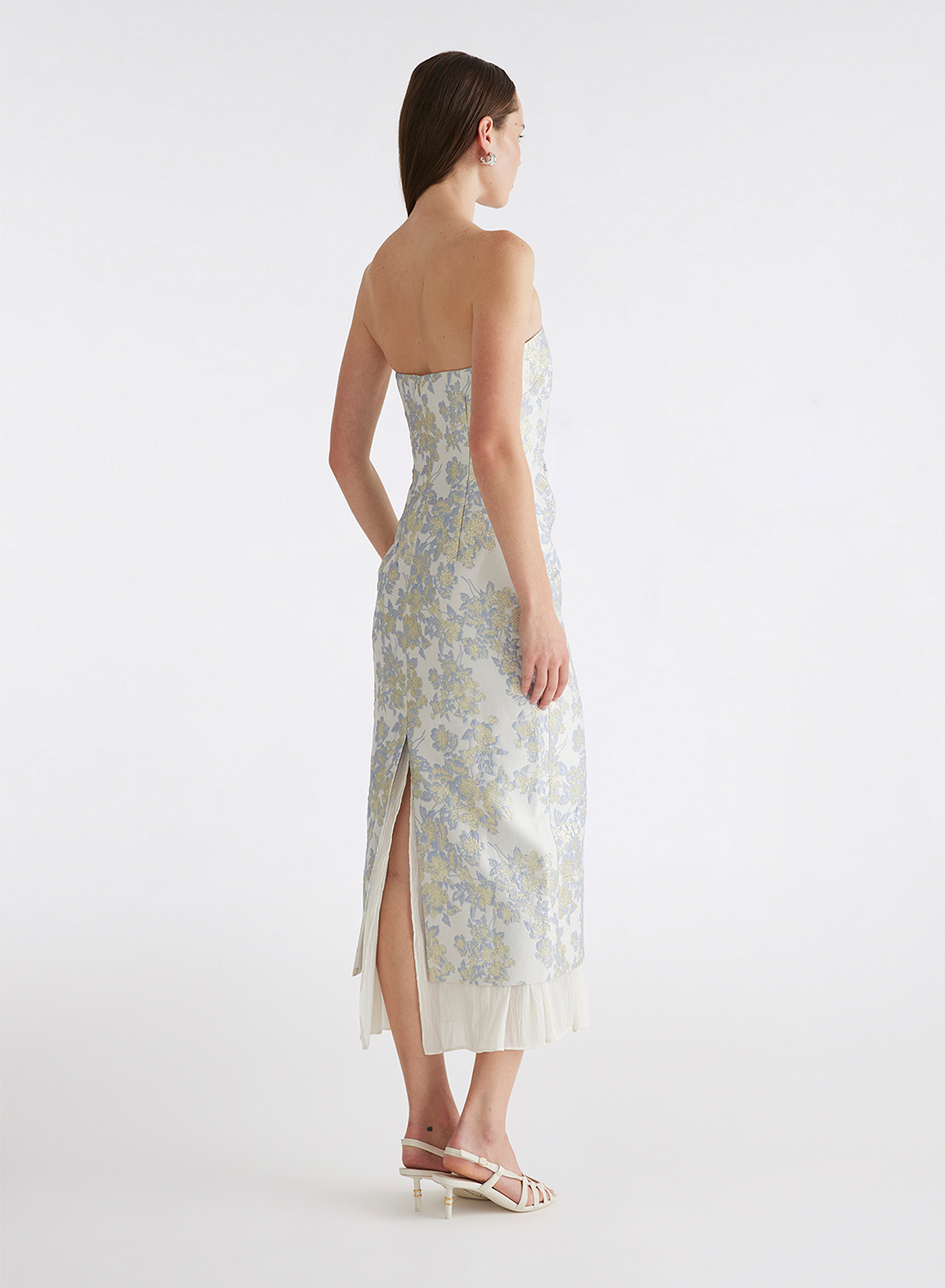 AELIN DRESS (WATER LILLIES W/ SHELL)