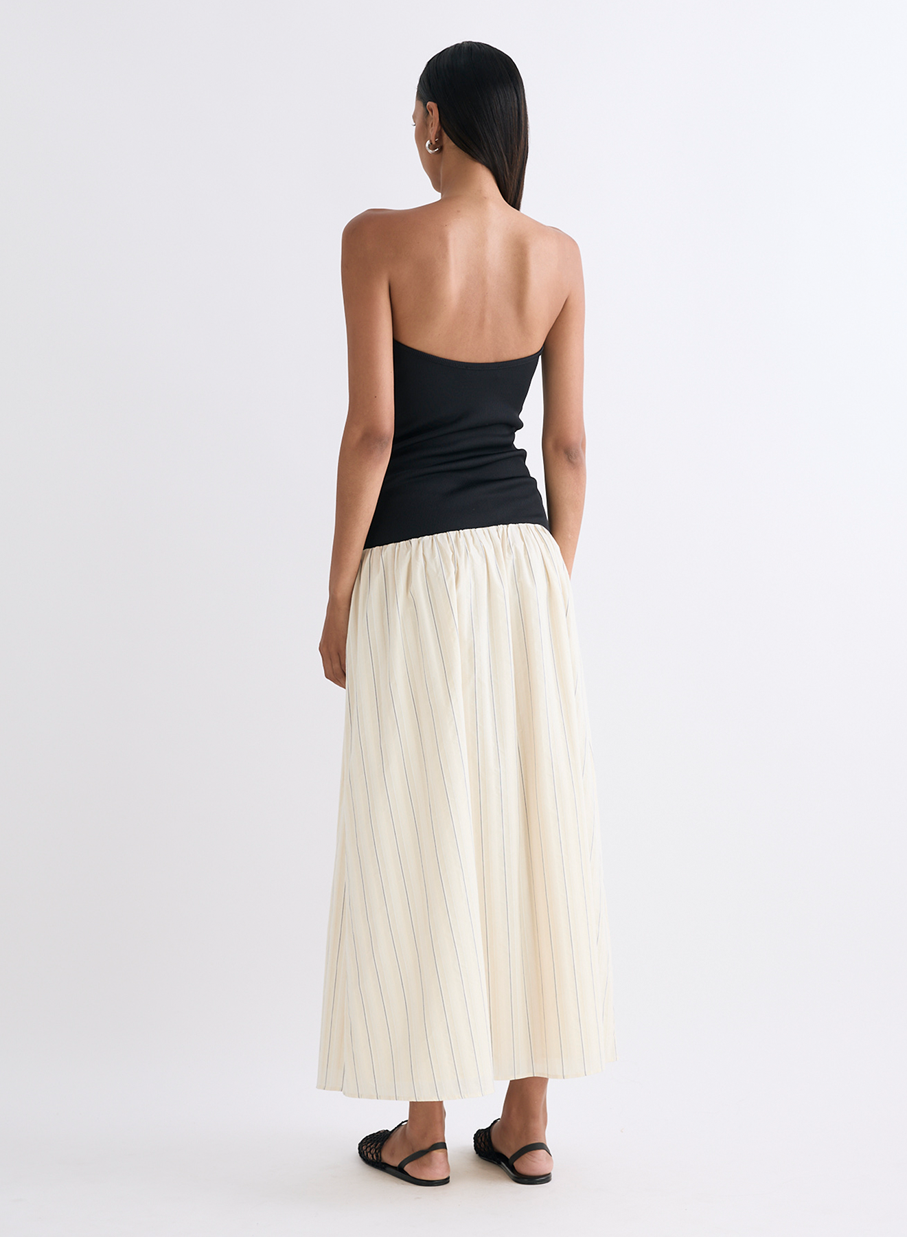 AMYRA DRESS (MARSEILLES STRIPE)