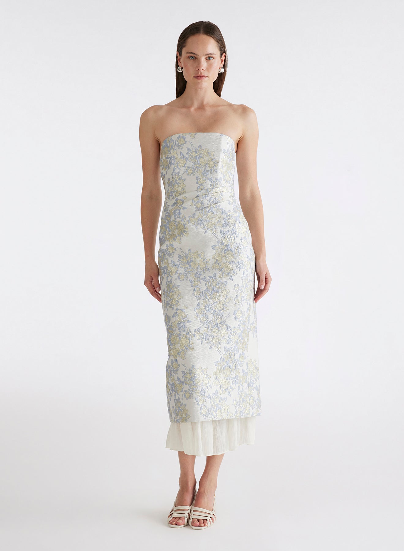 AELIN DRESS (WATER LILLIES W/ SHELL)