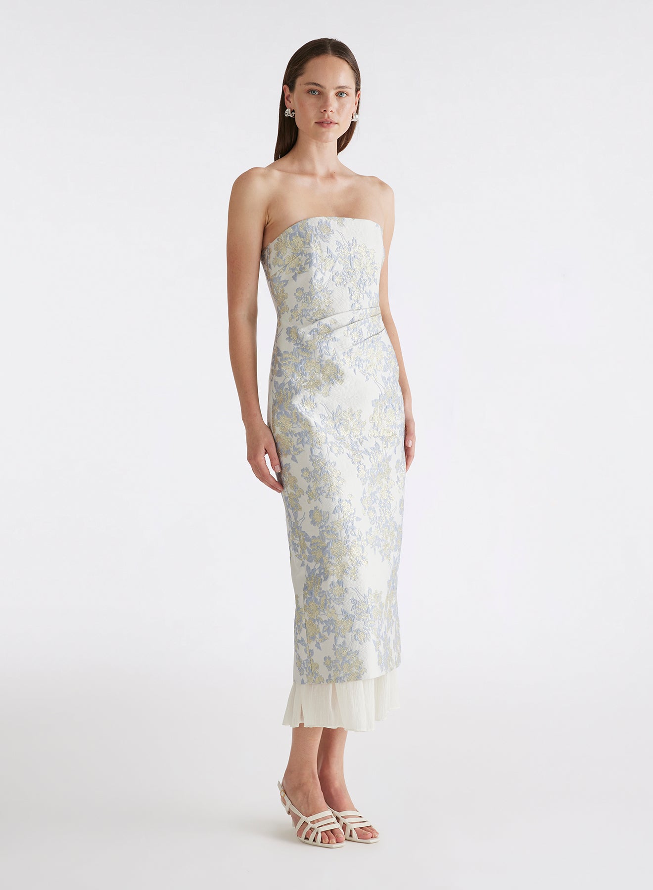 AELIN DRESS (WATER LILLIES W/ SHELL)