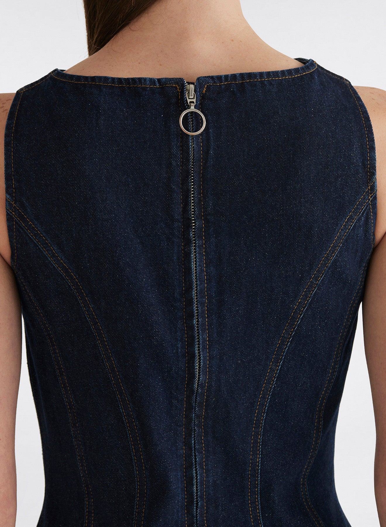 SHANNON DRESS (DARK INDIGO)