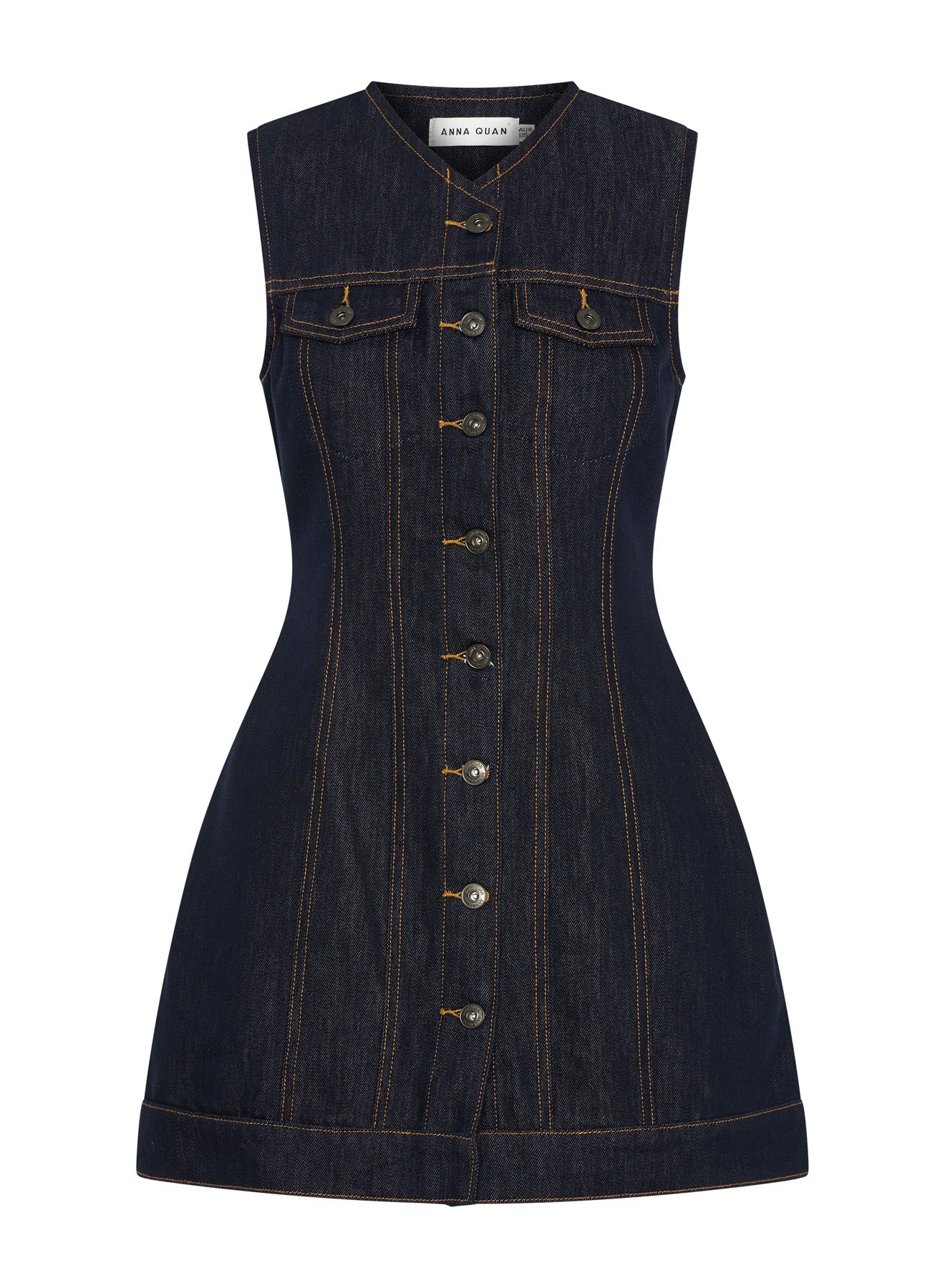 NINA DRESS (DARK INDIGO)