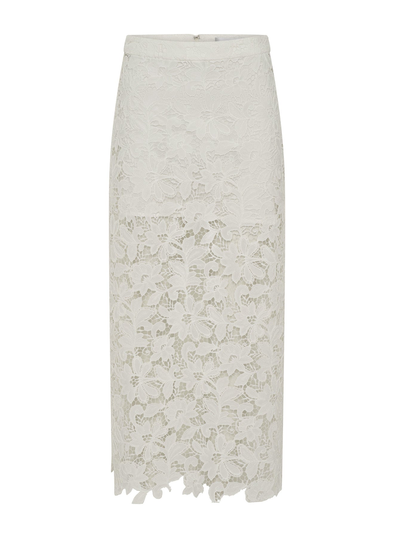 LUNA SKIRT (WHITE GUIPURE LACE)