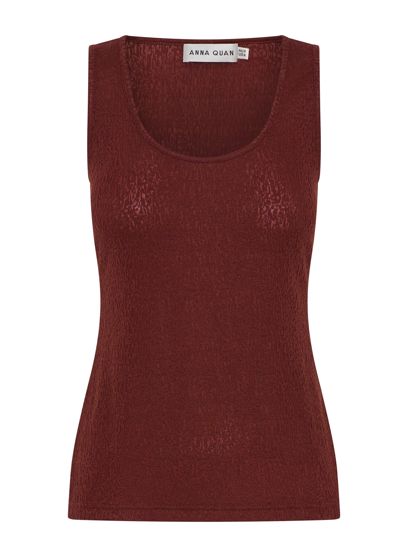 NALA TOP (BURGUNDY)