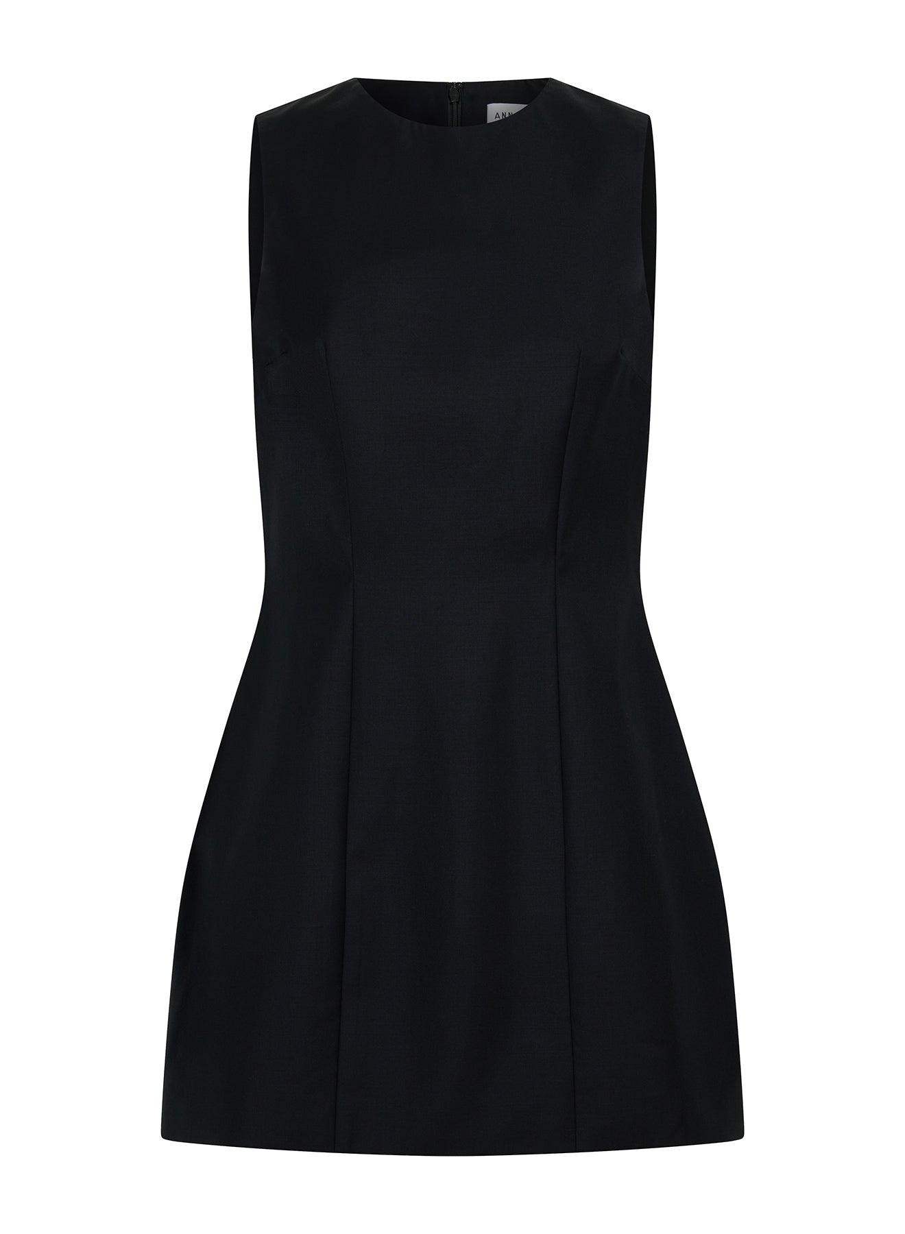 YASMIN DRESS (BLACK WOOL)