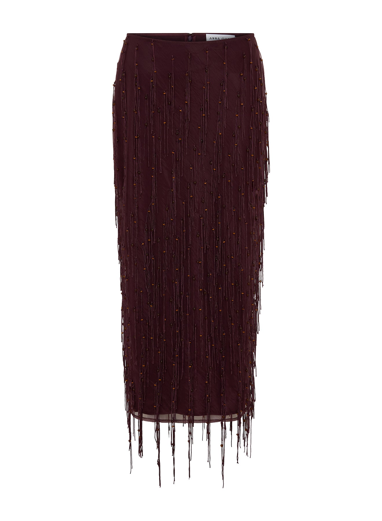 TAWNEY SKIRT (BURGUNDY)