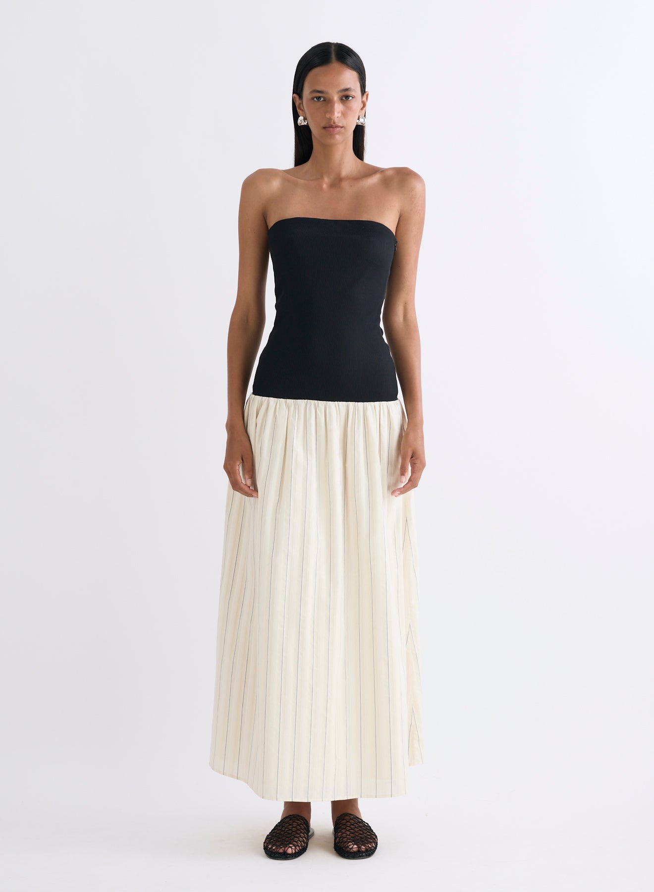 AMYRA DRESS (MARSEILLES STRIPE)