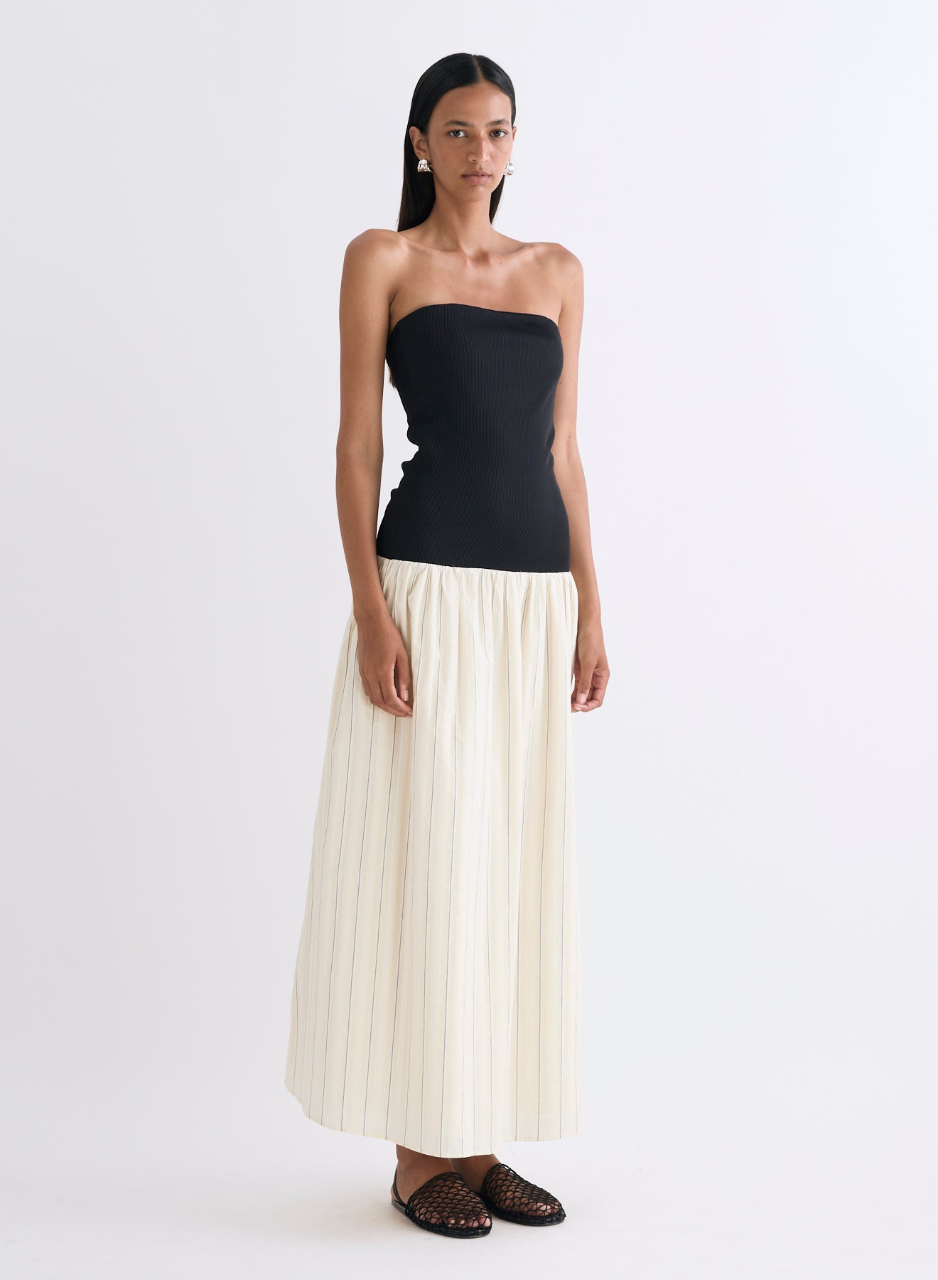 AMYRA DRESS (MARSEILLES STRIPE)