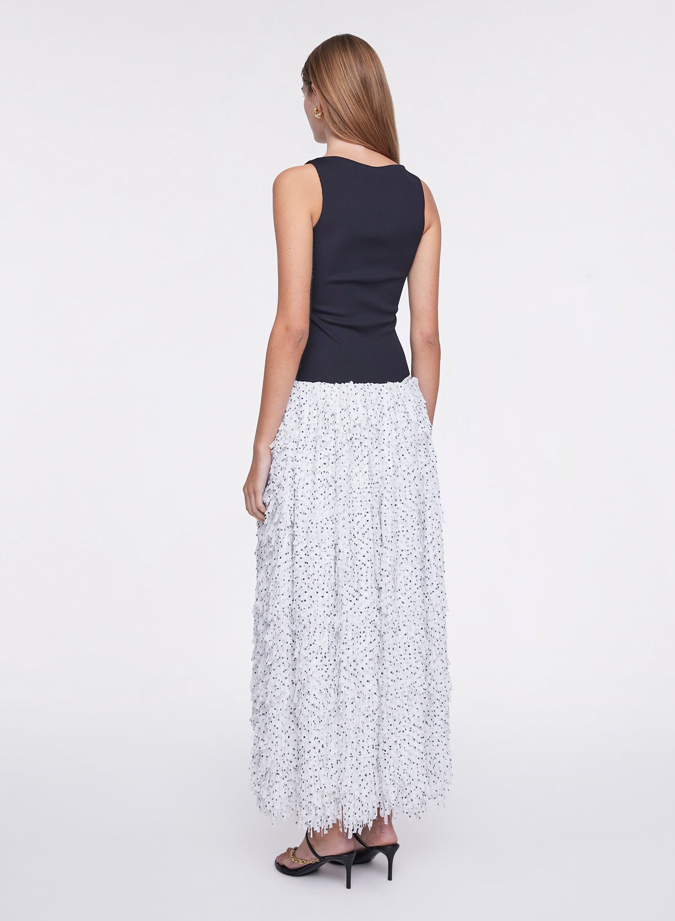 LENI DRESS (SPOT FRINGE)