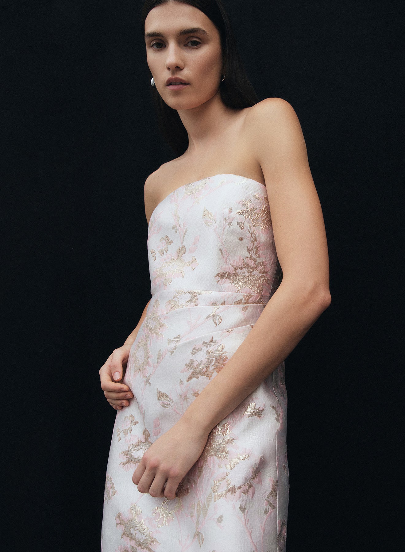 AELIN DRESS (ROSEWATER W/ SHELL)