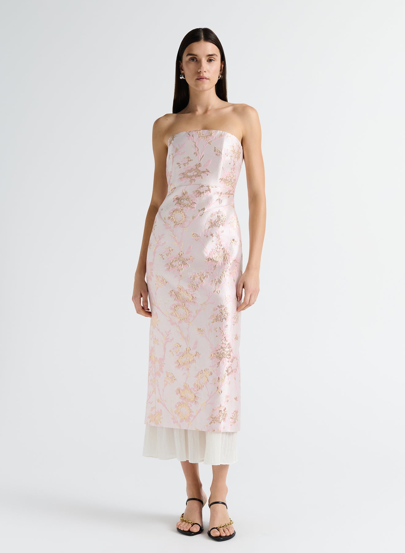 AELIN DRESS (ROSEWATER W/ SHELL)