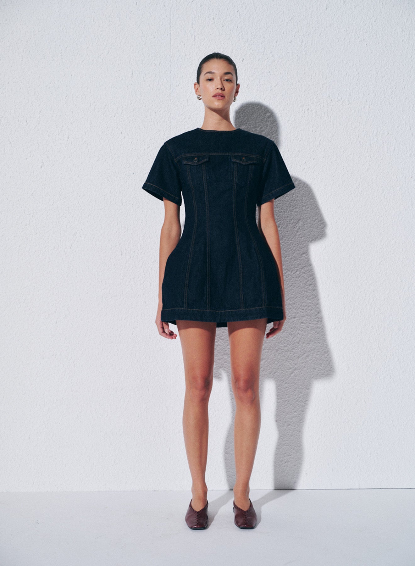 BLAIR DRESS (DARK INDIGO) – ANNA QUAN