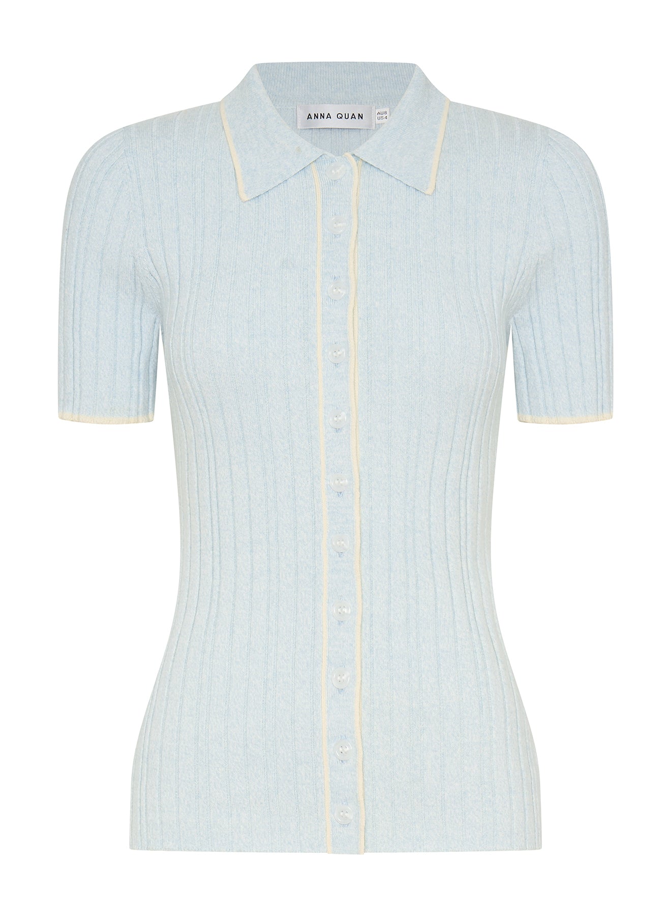 AVI TOP (GLACIER W/ SILENCE TRIM)