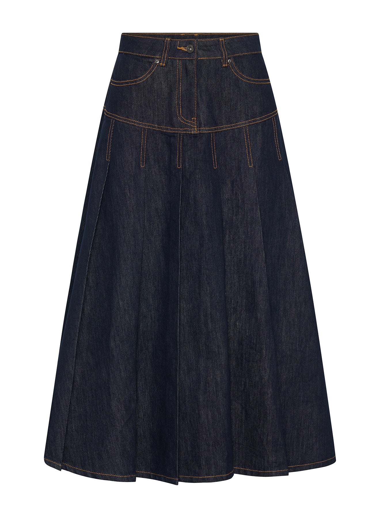 LOGAN SKIRT (DARK INDIGO)
