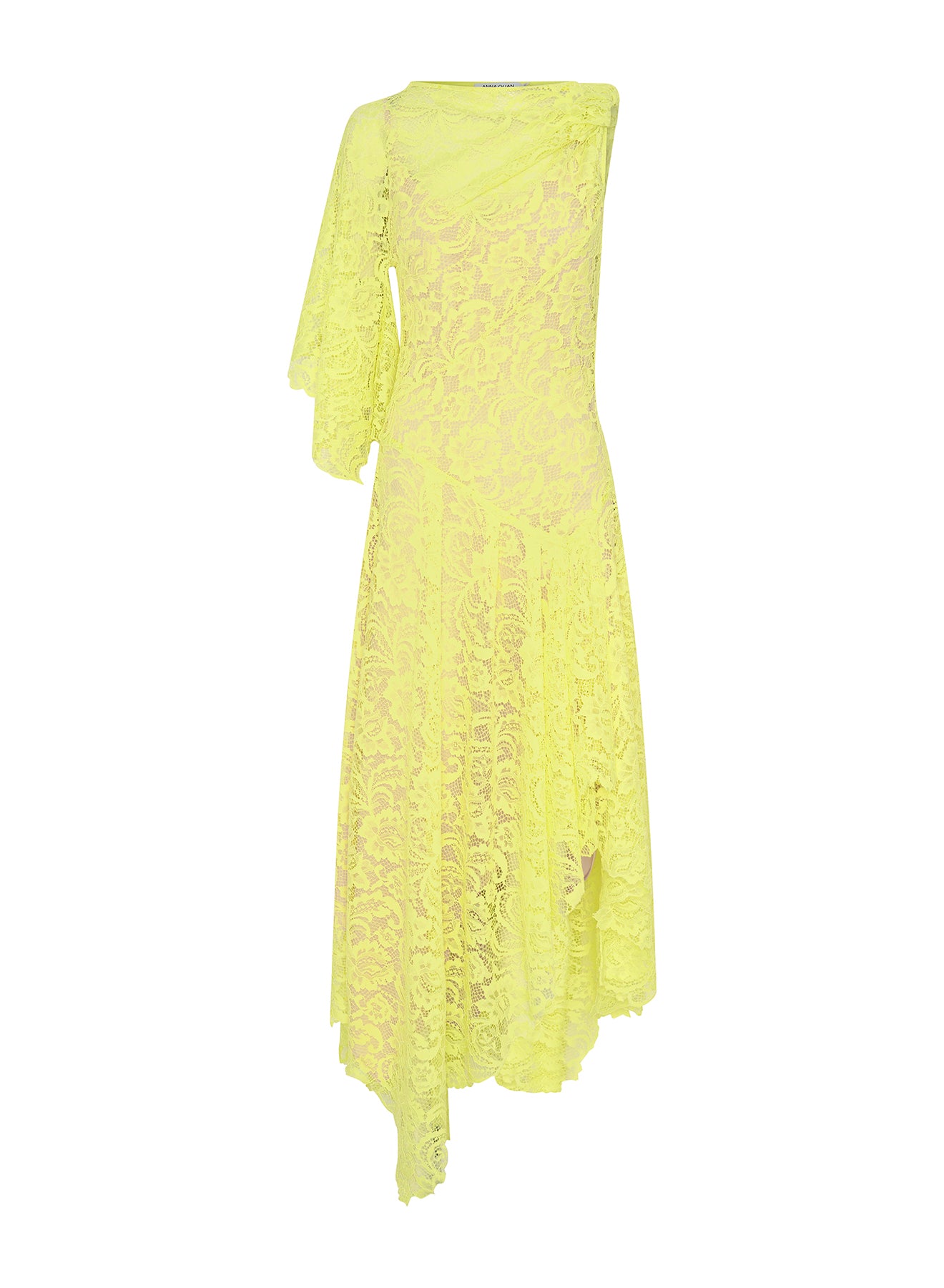 LYDIA DRESS (YELLOW LACE)