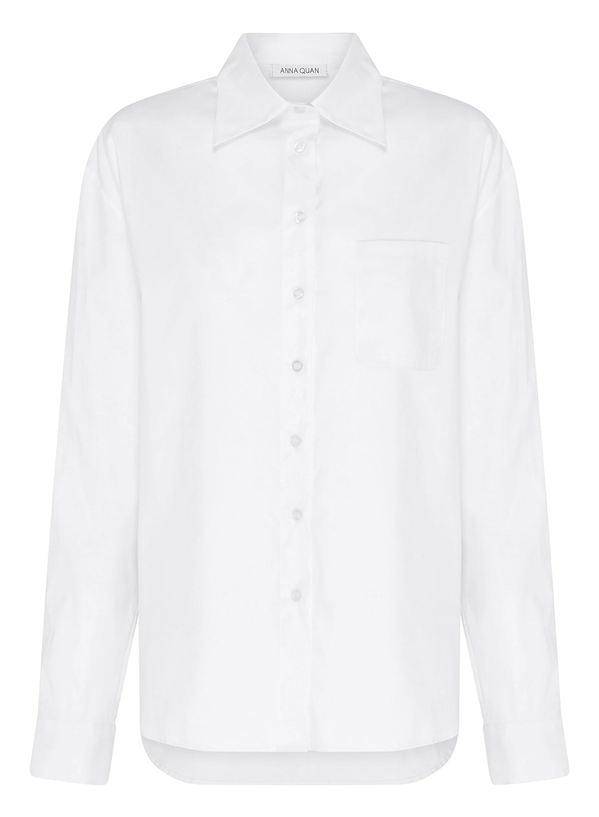 ANNA QUAN'S Signature Collection - introducing the Brooklyn Classic White Shirt, a timeless wardrobe essential. Embrace a touch of sophistication with this versatile piece, designed to elevate your style effortlessly.