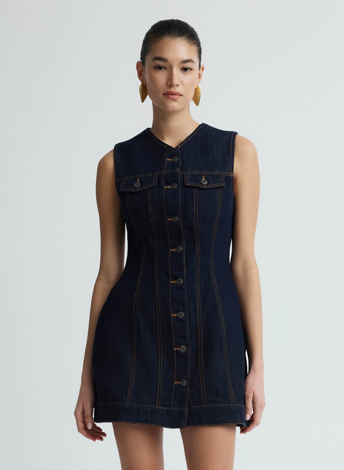 NINA DRESS (DARK INDIGO)