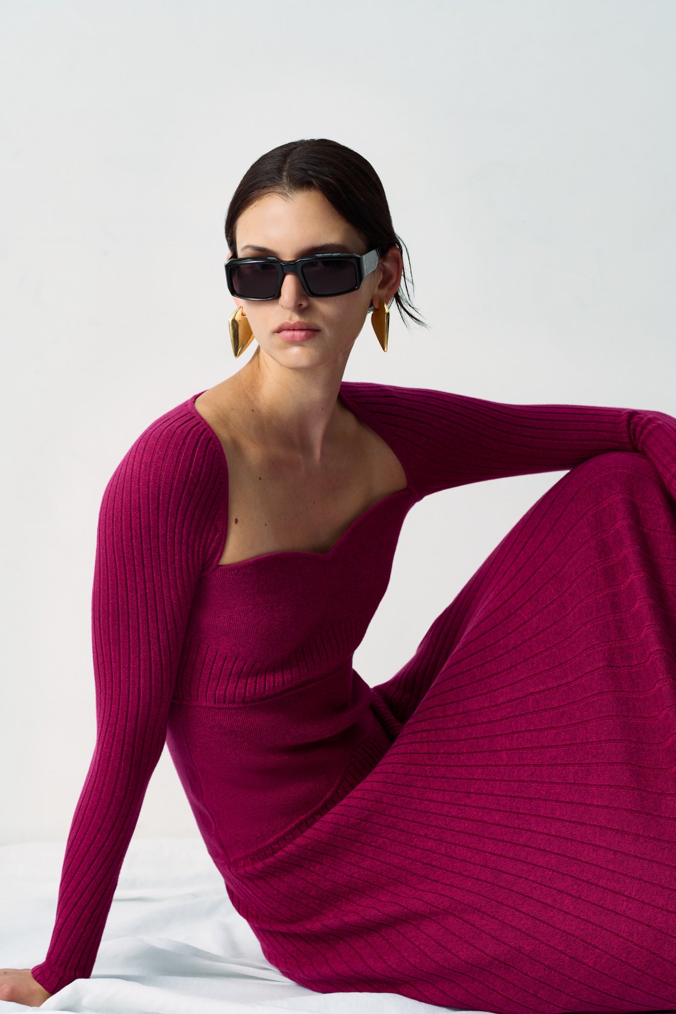 ABIGAIL DRESS (CHERRY)