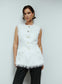 GRACE TOP (WHITE FEATHER)