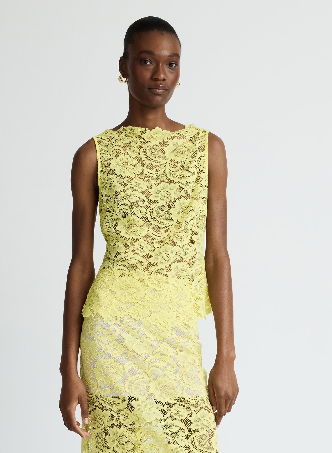 LUELLA TOP (YELLOW LACE)