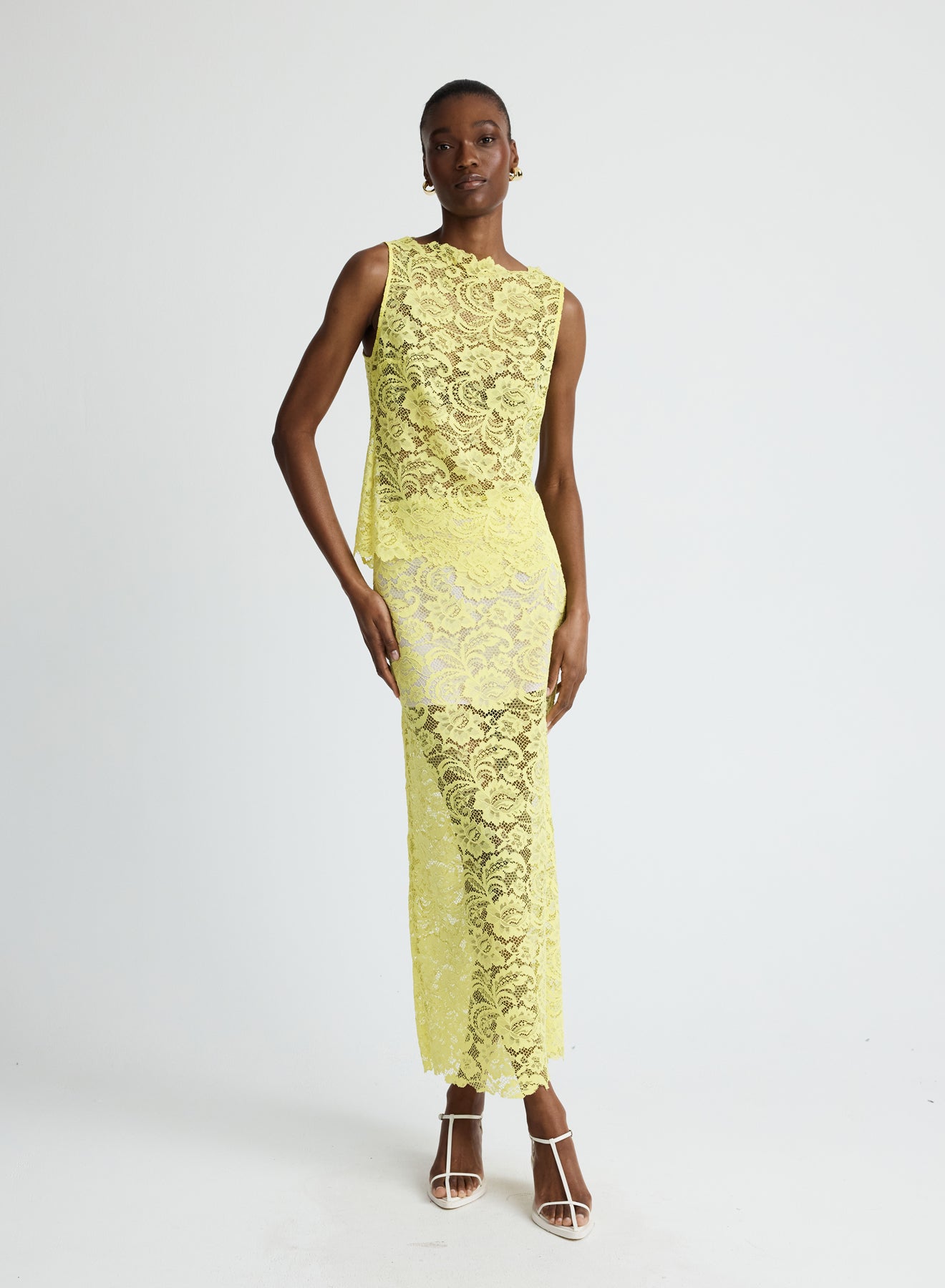 LUELLA TOP (YELLOW LACE)