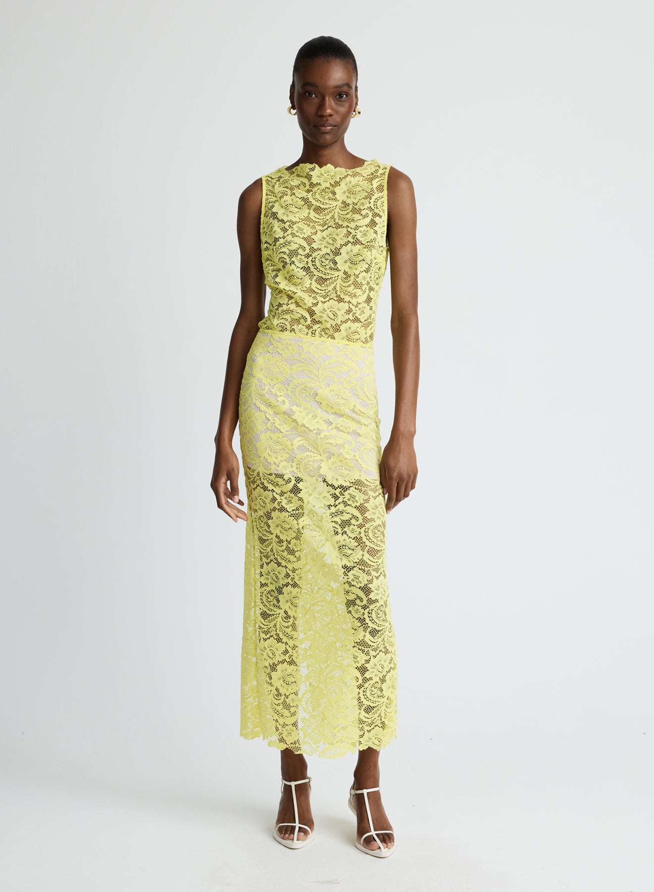 JACKIE SKIRT (YELLOW LACE)