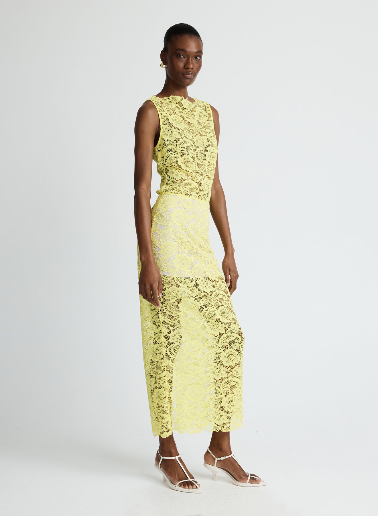 JACKIE SKIRT (YELLOW LACE)