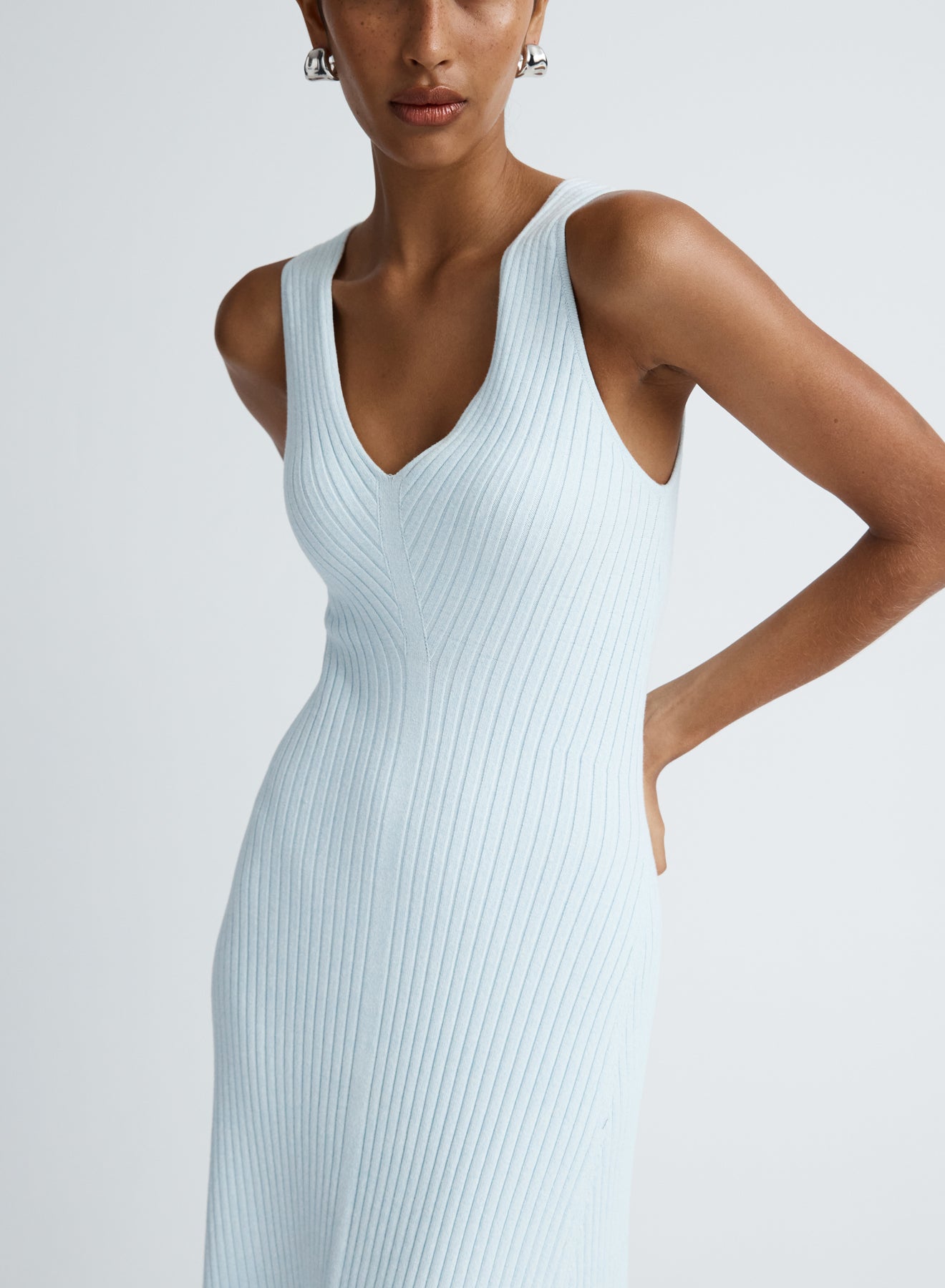 AMELIE DRESS (GLACIER)