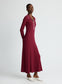 ANGELINA DRESS (CHERRY W/ SILENCE TRIM)