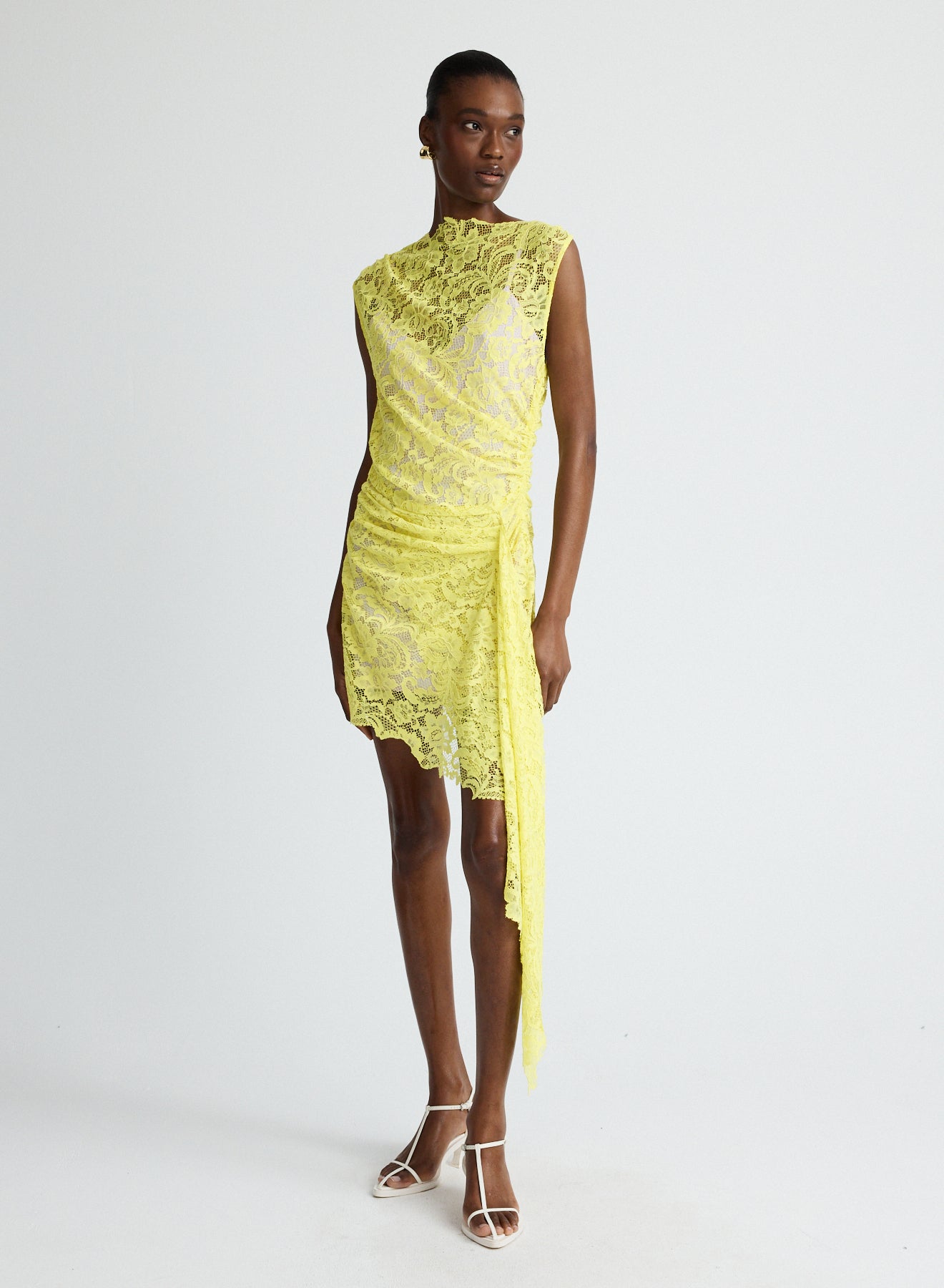 INDI DRESS (YELOW LACE)