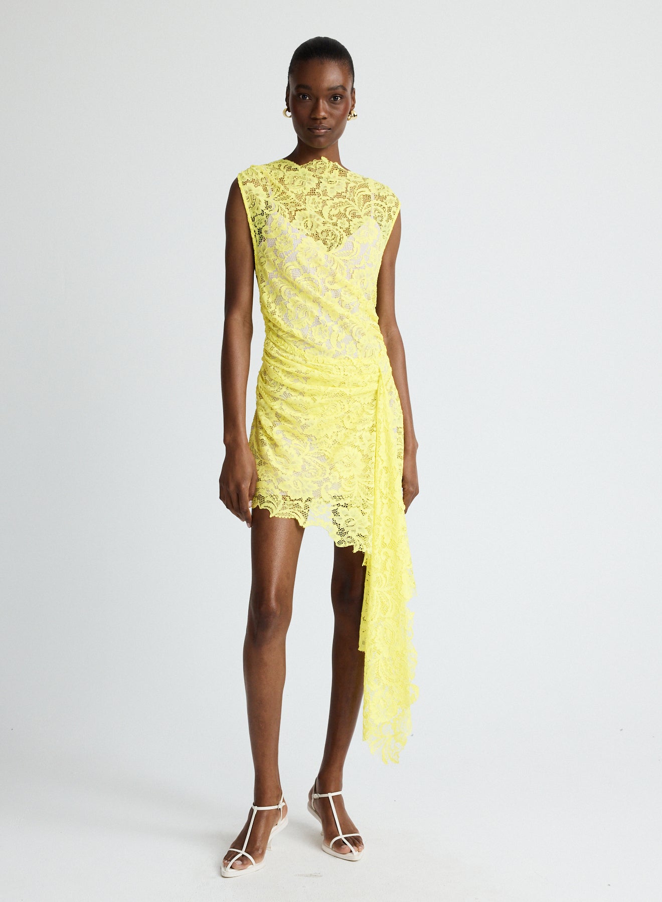 INDI DRESS (YELOW LACE)