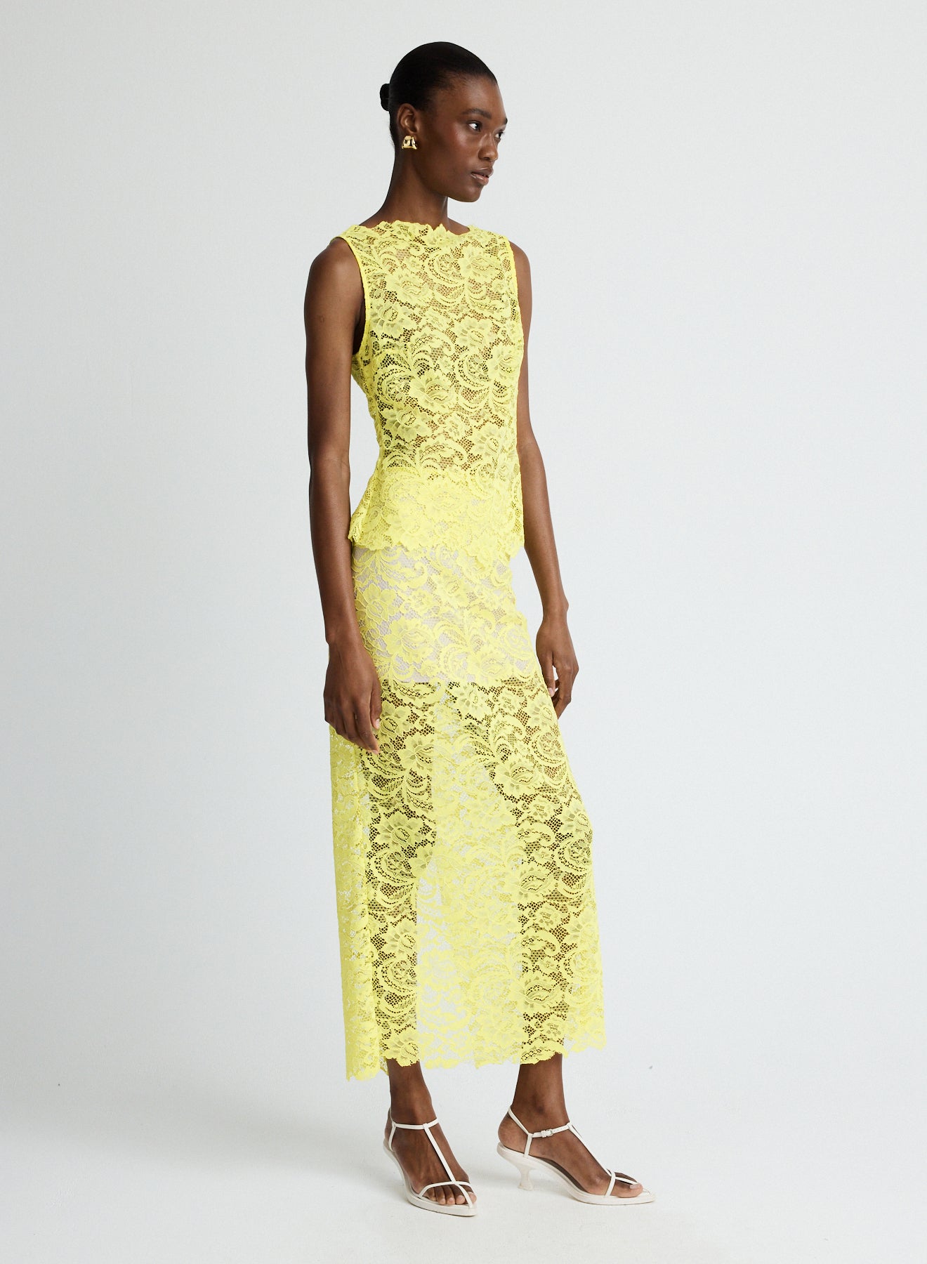 LUELLA TOP (YELLOW LACE)