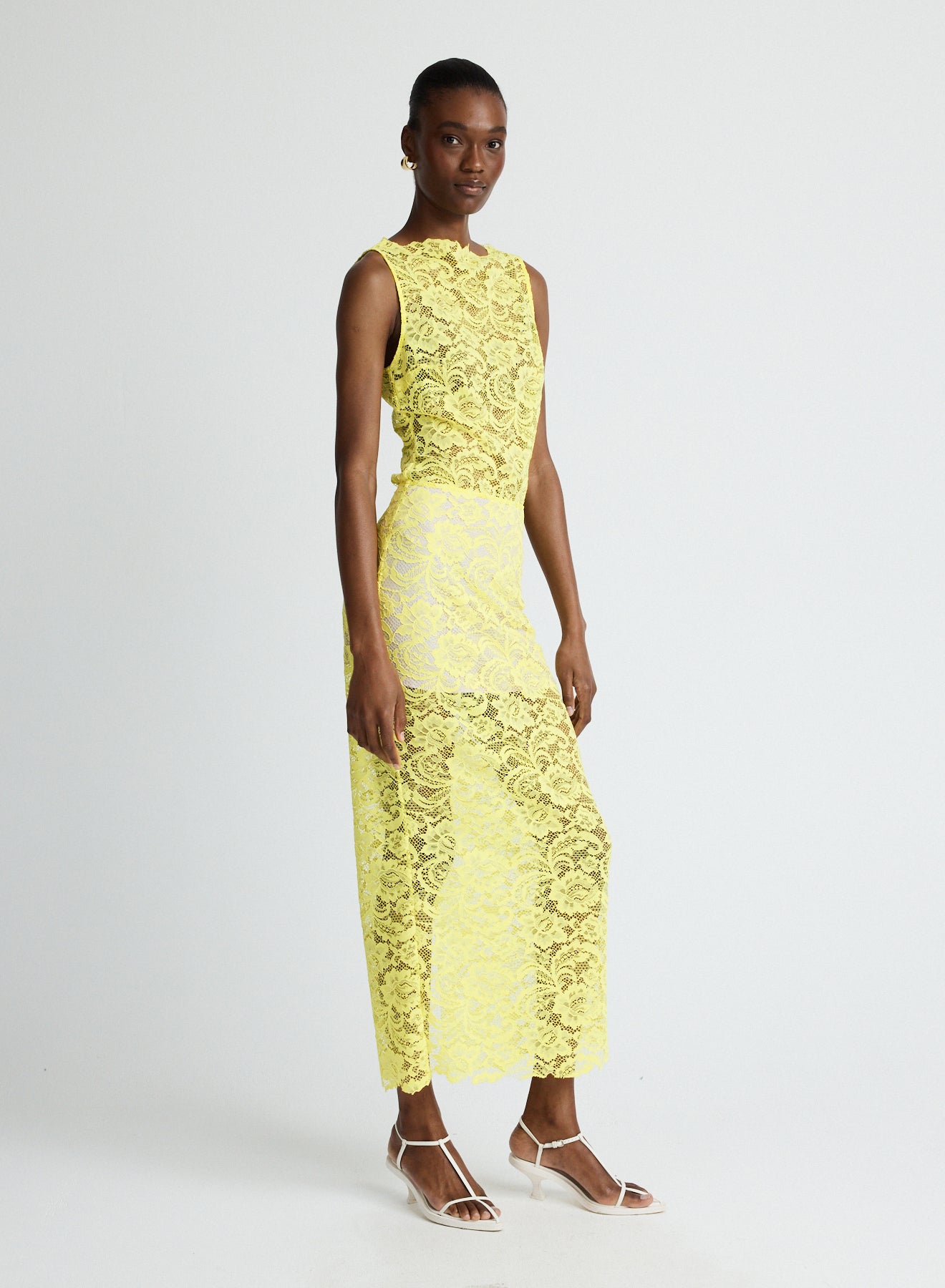 JACKIE SKIRT (YELLOW LACE)