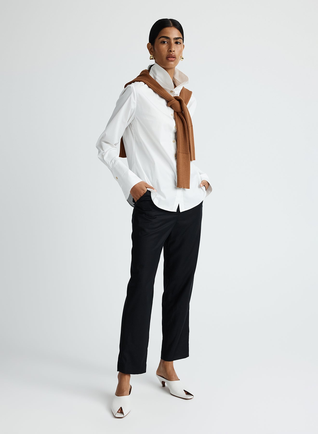 ODESSA SHIRT (SWAN)